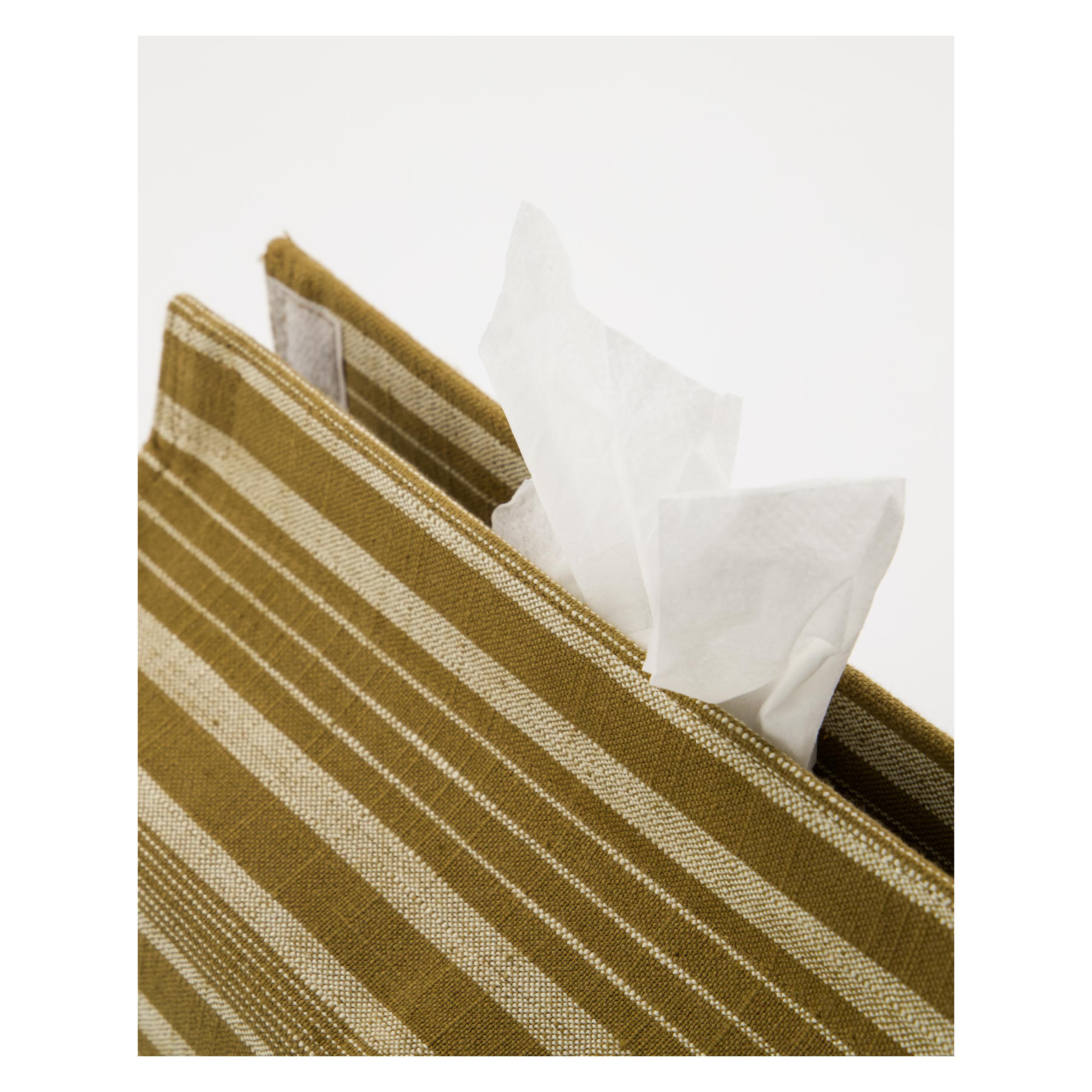 Meraki, Opbergen In De Badkamer, Tissue Box, MKTissue, Dark Olive