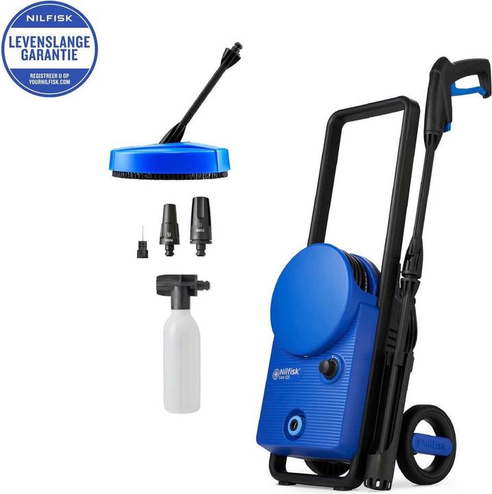Nilfisk High pressure cleaner Core 125-5 PC incl. accessories (pressure 125 bar, 438 l/h) (Electrical connection)