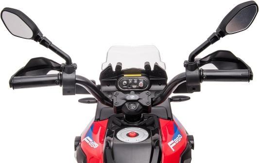 Actual product image Es-toys Elektro Kindermotorrad BMW F850 GS – 12V7A Akku – mit Stützräder, Musik und Lichter -EVA Reife (12 V)