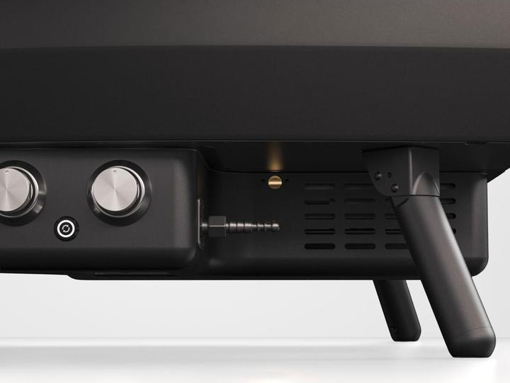 Produktbild ETNA Rotante ZWART - pizza oven met draaiende steen - gas - 500 graden in 15 minuten (Pizzaofen Gas)