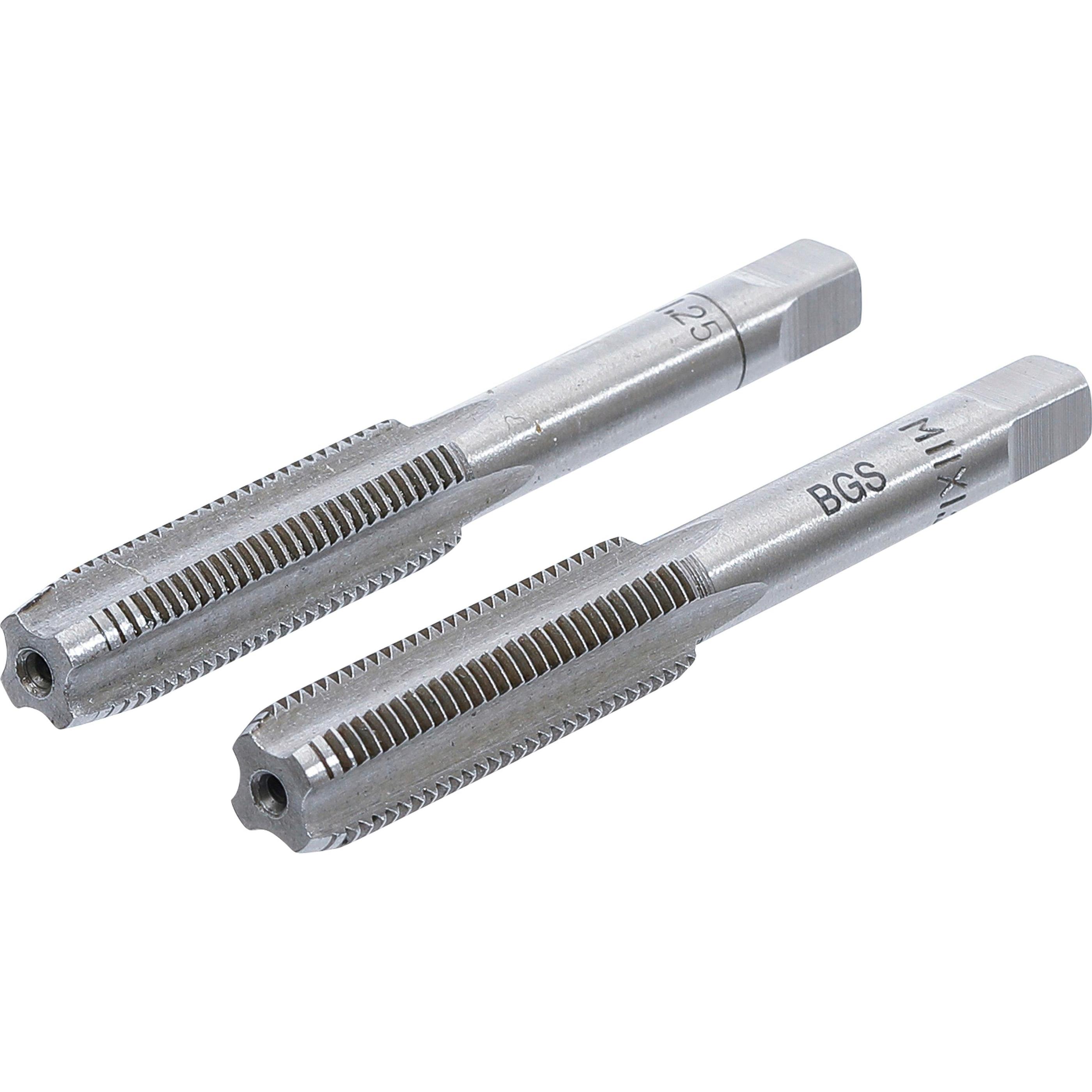 BGS, Gewindeschneider + Gewindebohrer, Gewindebohrer Vor- und Fertigschneider M11 x 1,25 mm 2-tlg.