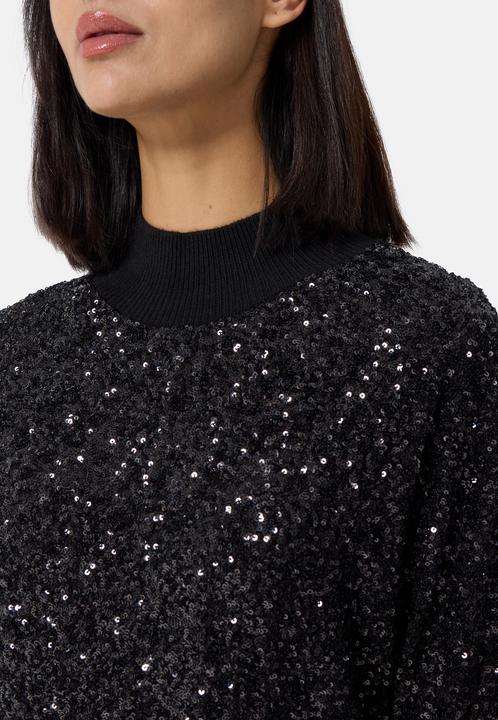 Actual product image Cash-Mere Kaschmir Rundhals Pullover mit Pailletten (XS)