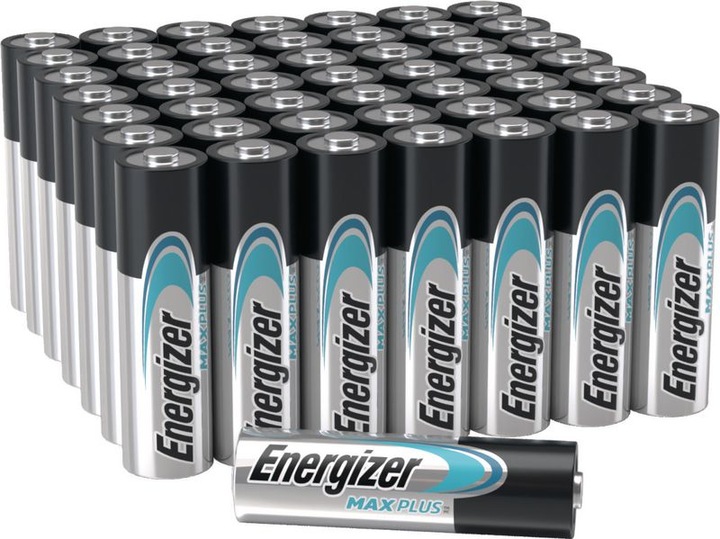 Actual product image Energizer Max Plus (50 pcs., AA, 2800 mAh)
