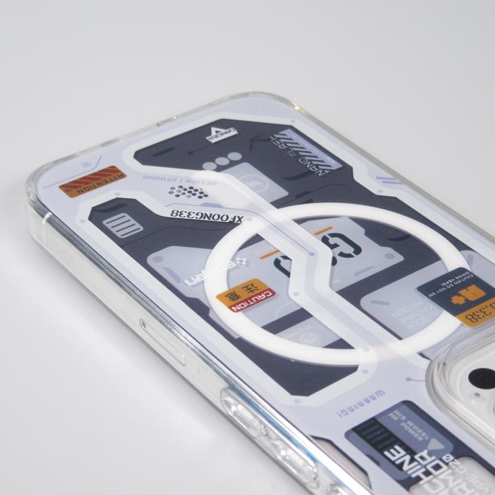 Produktbild PhoneLook Hülle Gummi Silikon Machine Armor Type-G20 MagSafe Hellblau (Apple iPhone 15 Pro Max)