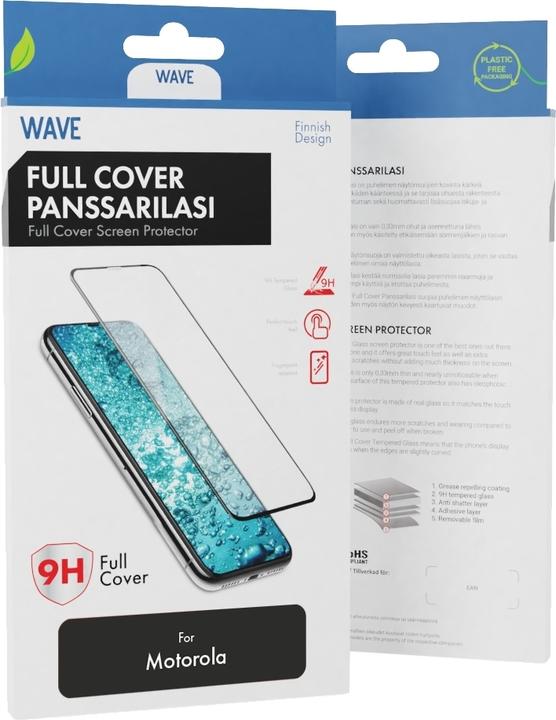 Immagine prodotto Wave Cover completa -panssarilasi, Motorola Moto G54, musta kehys (1 pz., Motorola Moto G14)