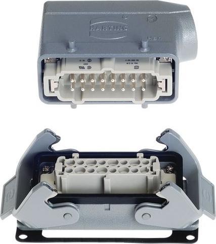 Produktbild Harting Steckverbinderset 16P+PE, Stecker / Steckbuchse, 16 Anzahl Kontakte, 1... 2.5mm²