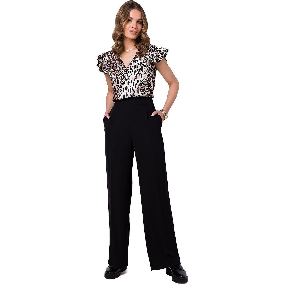Stylove, Damen, Hosen, Damen Hose, Schwarz, (XL)