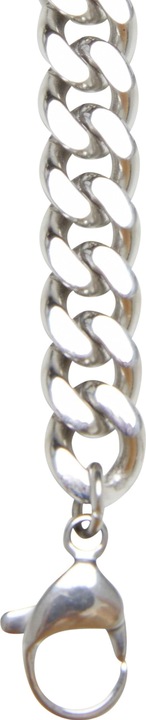 Actual product image Karl Kani KK Retro Kani Plate Cubanlink Bracelet - 186103 (100% steel)