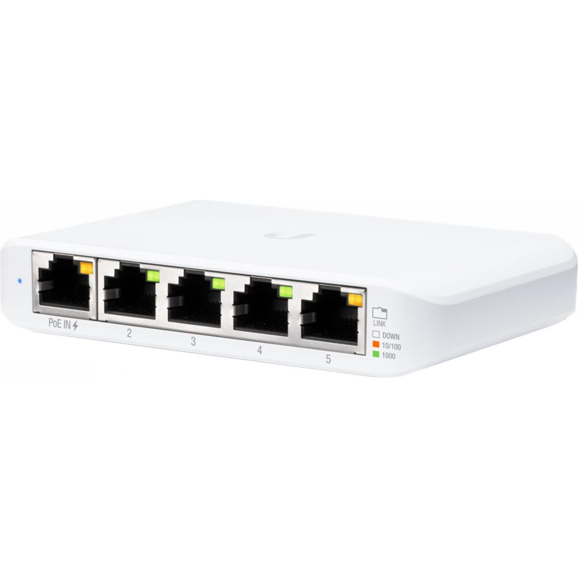 Ubiquiti UniFi Switch Flex Mini (5 Ports), Netzwerk Switch, Weiss