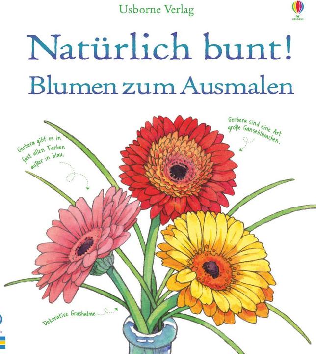 Produktbild Natürlich bunt! Blumen zum Ausmalen