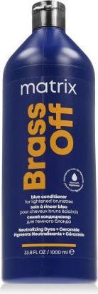 Actual product image Matrix Brass Off Color Protecting Blue Toning Conditioner for Lightened Brown Hair 1L (1000 ml)