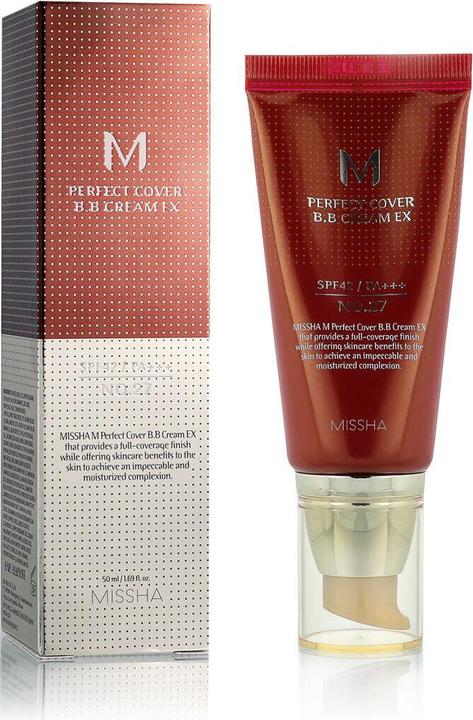 Immagine prodotto Missha M Perfect Cover Bb Cream Spf42/Pa+++ Crema Bb Multifunzionale 27 Honey Beige 50Ml (No.27 Beige miele, 50 ml)