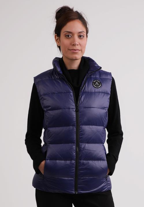 Produktbild Cash-Mere Daunengilet mit Kaschmirfutter in glänzender Optik (XS)