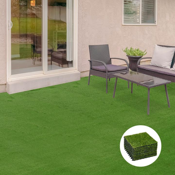 Actual product image Outsunny Artificial turf (10 x, 30 x 30 cm)