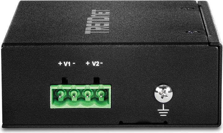 Actual product image Trendnet 5-Port Industrial Gigabit PoE+ DIN Rail Switch (5 ports)