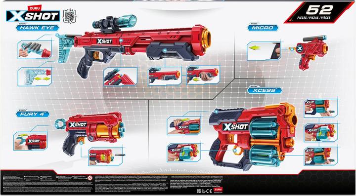 Actual product image Zuru Excel Micro Launcher Set 4-Pack 16 Arrows