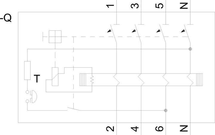 Produktbild Siemens RCCB Type A 80A 3+N-pole 30mA 400V 4mW