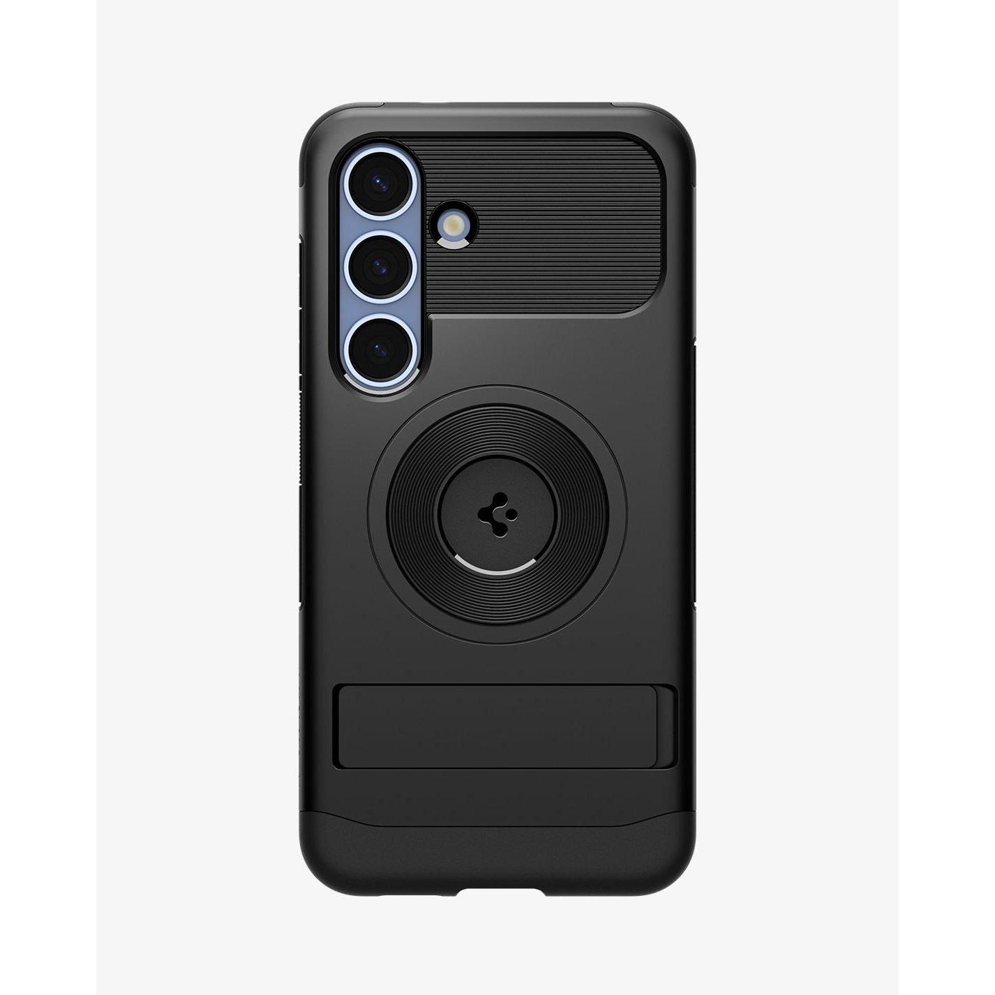 Thumbnail - Spigen Slim Armor Mag MagSafe Hülle für Samsung Galaxy S25 – Schwarz (Samsung Galaxy S25), Smartphone Hülle, Schwarz