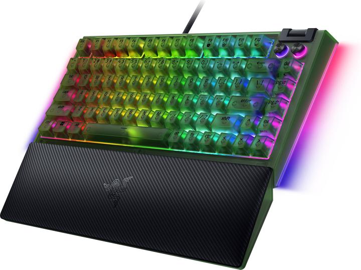 Produktbild Razer Blackwidow V4 75% Phantom Green (US, Kabelgebunden)