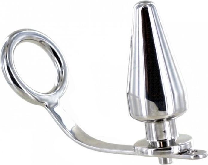Produktbild Metal Hard Metalhard Cock Ring Mit Stecker Anal 45 X 45mm (4.50 cm)