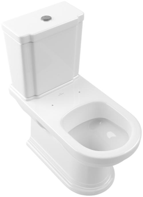 Actual product image Villeroy & Boch Low-profile WC for WC combination Homage white standing with coating 666210R1