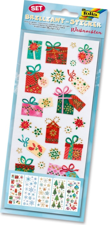 Folia Weihnachtssticker Brilliant
