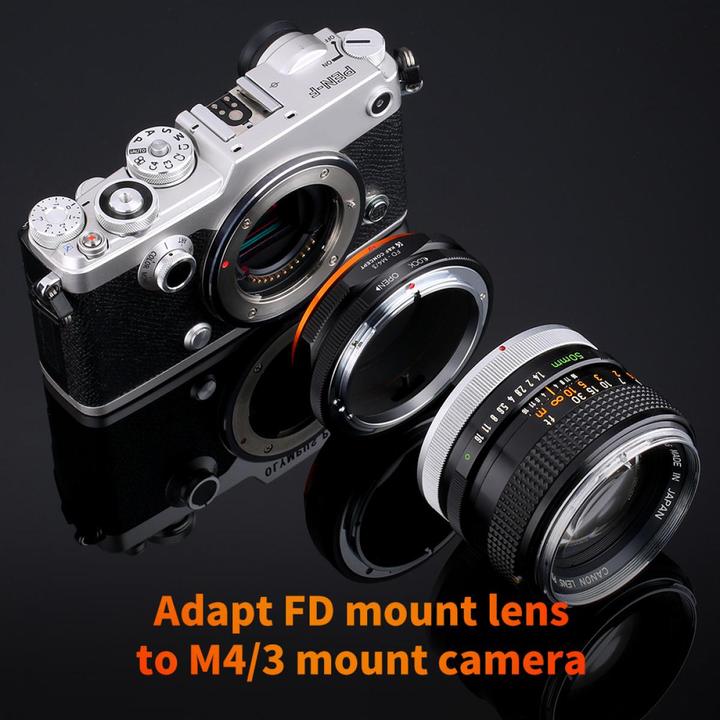 Produktbild K&F Concept M13125 High Precision Lens Adapter Mount, FD-M4/3
