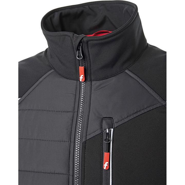 Actual product image Magni Hybrid quilted jacket black size M Fortis Elements (M)