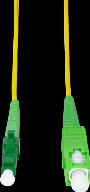 Actual product image LogiLink Fibre optic patch cable, SC-Simplex (CAT7, 1 m)