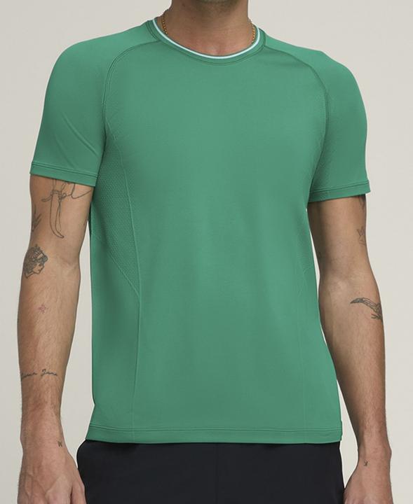 Produktbild Wilson Team Seamless Crew Courtside Herren Grün (XXL)