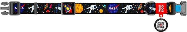 Image du produit Waudog NASA Collier de chien en nylon avec QRCodeGrM (M, Chien, Général)