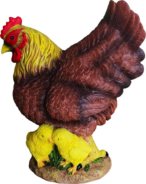 Produktbild Relaxdays Gartenfigur Huhn