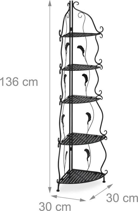 Actual product image Relaxdays Corner shelf
