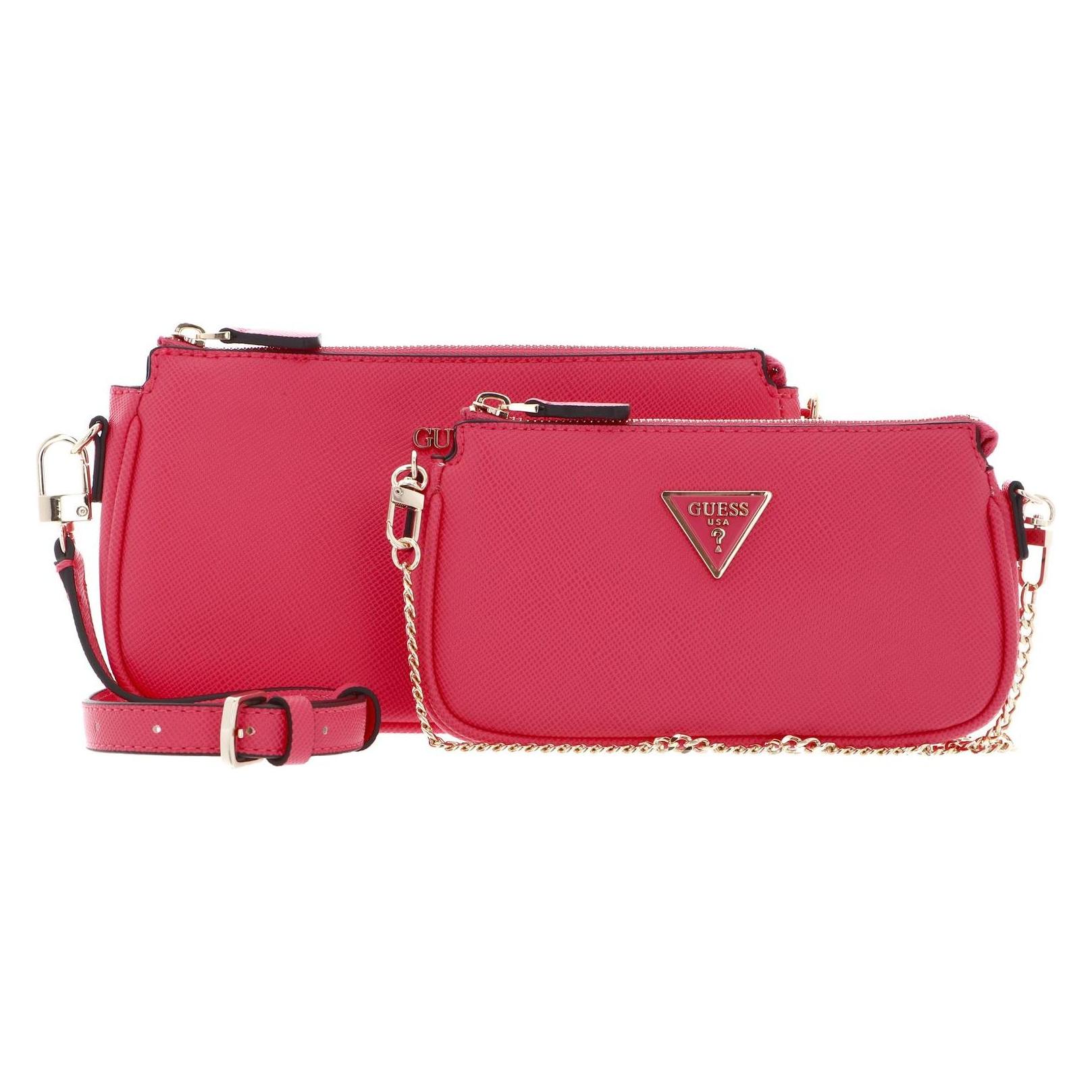 Guess, Damen, Handtasche, Noelle Double Pouch Crossbody