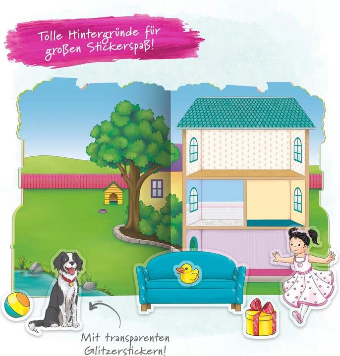 Actual product image Sticker House Topmodels 23x31 cm 24 pages