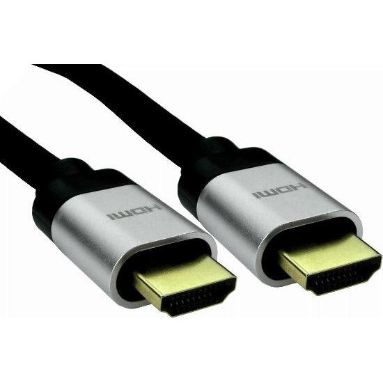Cables Direct CDL 1m 8K HDMI Cable - Silver, Video Kabel