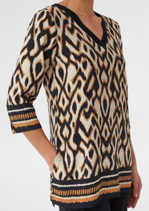 Immagine prodotto Comma Bluse Tunikabluse mit All-over-Print und 3/4-Ärmeln (36)
