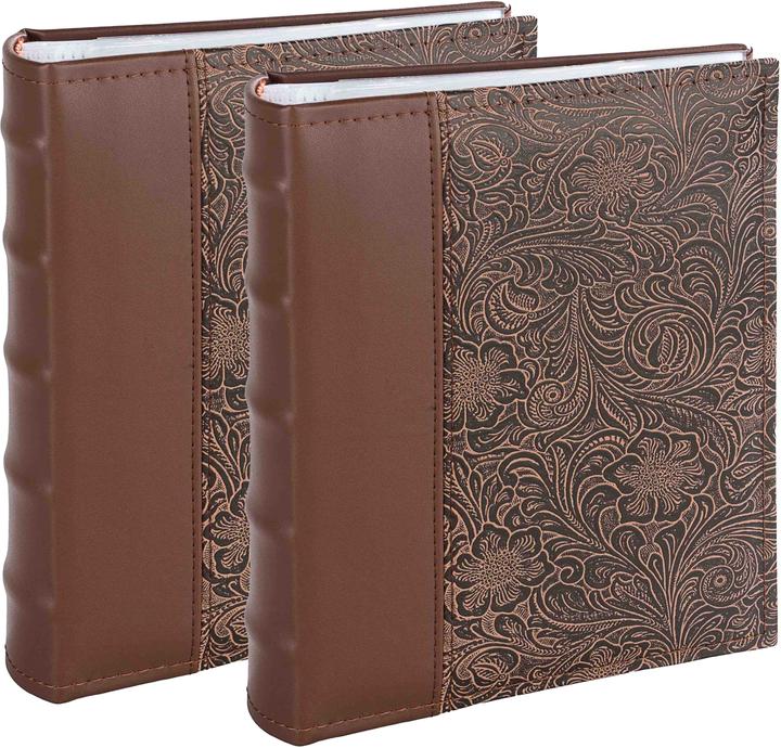 Victoria Album B 10x15/200M Flower-4, brown 2pcs. (10 x 15 cm)