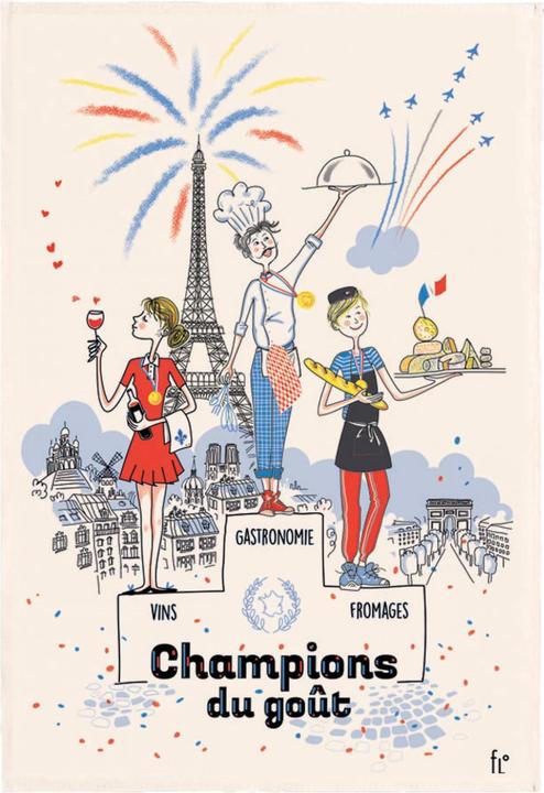 Winkler Torchon les champions du gout (72 x 48 cm)
