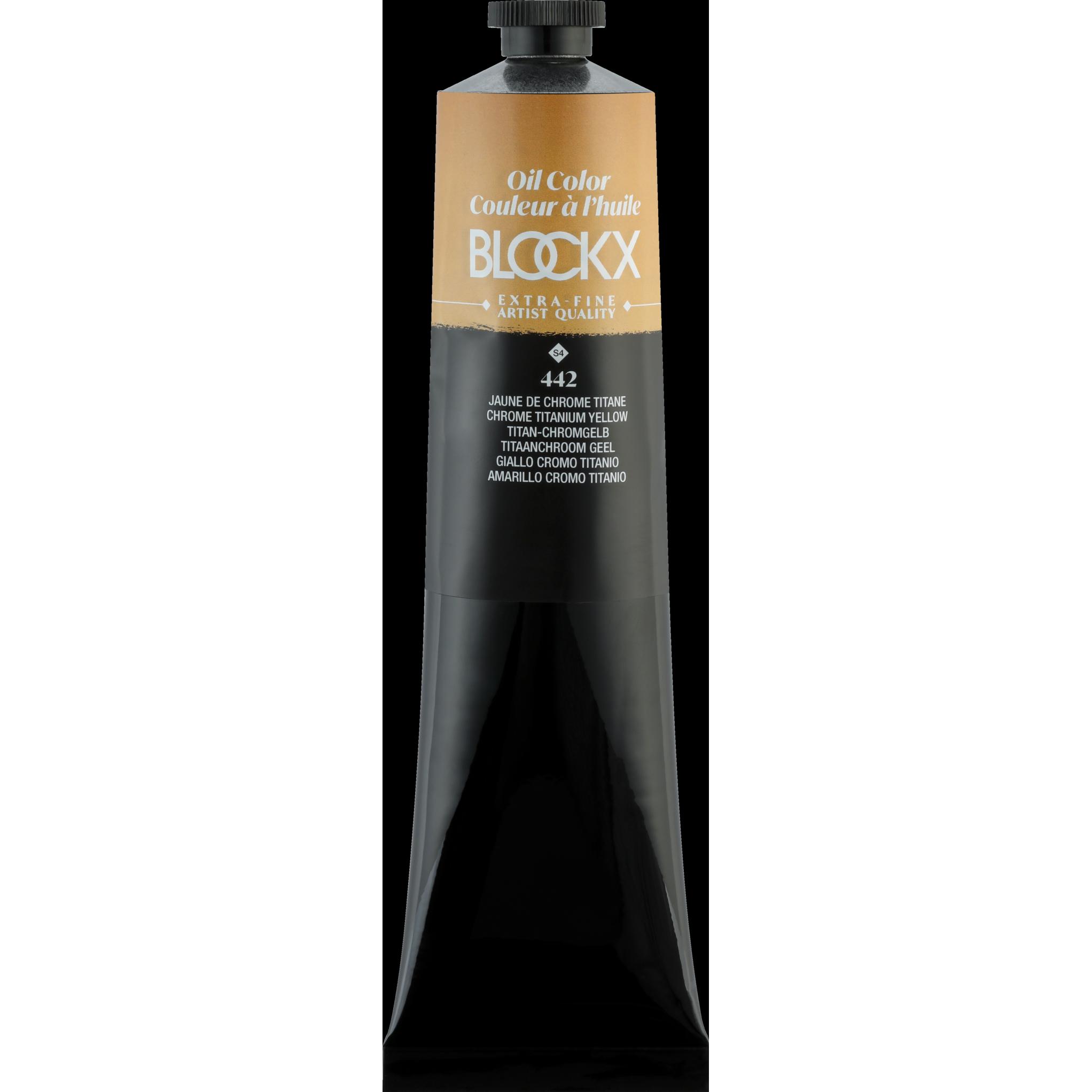 Thumbnail - BlockX, Künstlerfarbe + Bastelfarbe, Extrafeine Ölfarbe (Titan-Chromgelb, 200 ml)