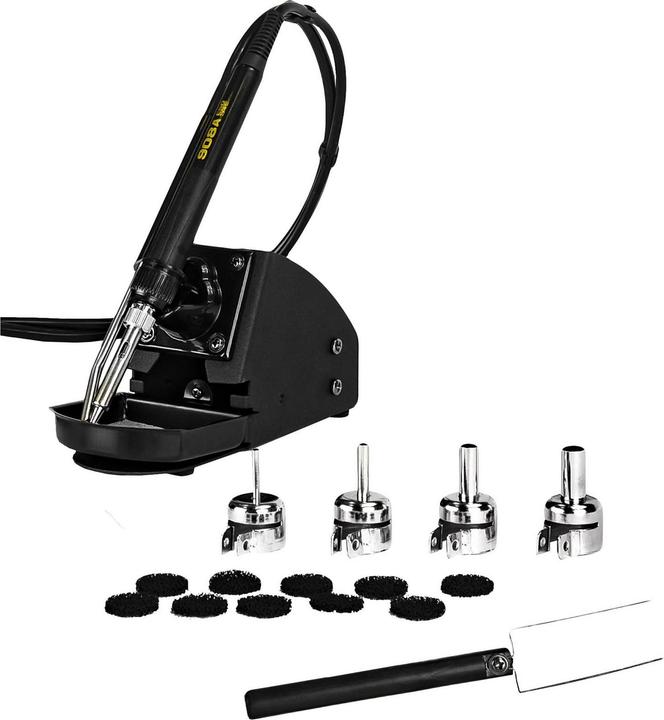 Produktbild Stamos Lötstation Lötkolben Entlötstation SMD Rework Station ESD Lötrauchabsaugung 720W