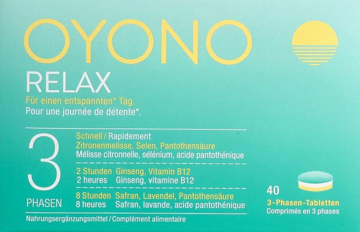 Image du produit Oyono Relax Tabl 40 (40 pcs, Cachets)