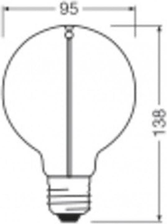Actual product image Ledvance LED lamp (E27, 2.20 W, 120 lm, 4 x, G)