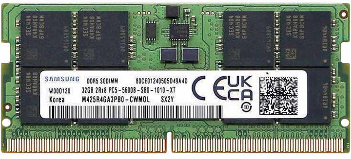 Actual product image Odroid H4 main memory, 32 GB DDR5-5600 SO-DIMM (5600 MHz, DDR5 RAM, SO-DIMM)