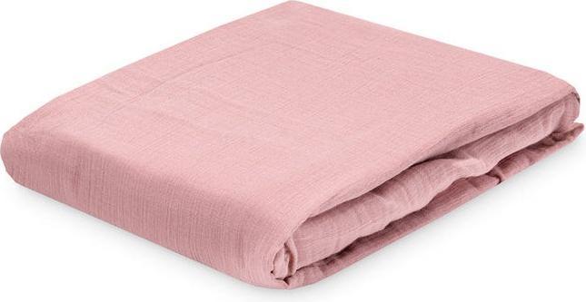 Immagine prodotto Julius Zöllner Lenzuolo di mussola fisso, rosa (120/140x60/70 cm)