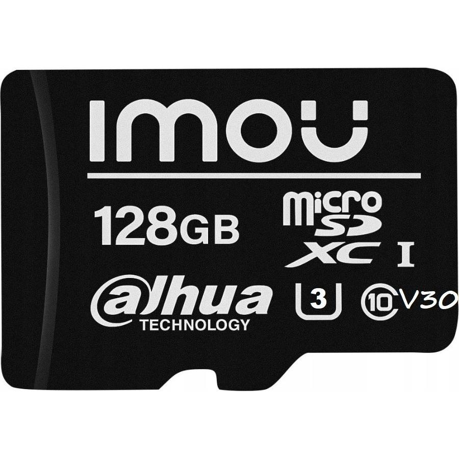 Imou Memory card 128GB microSD (UHS-I, SDHC, 10/U3/V30, 95/38) (128 GB, microSD, U3, UHS-I), Speicherkarte