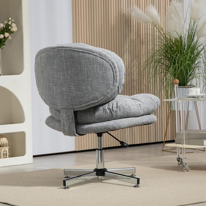 Produktbild Homcom Bürostuhl Polyester Grau