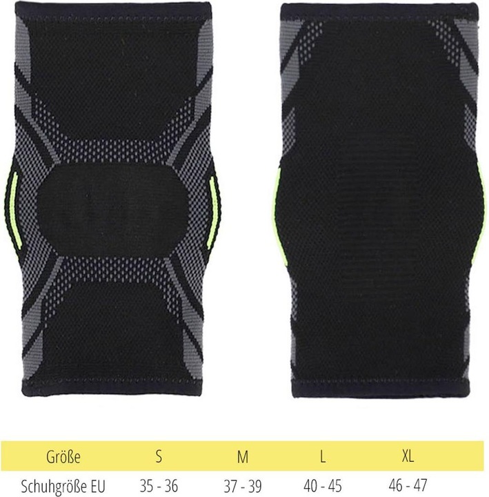 Produktbild König Design Fussbandage Bandage Fussgelenk Knöchelbandage Sprunggelenkbandage Verband (XL)