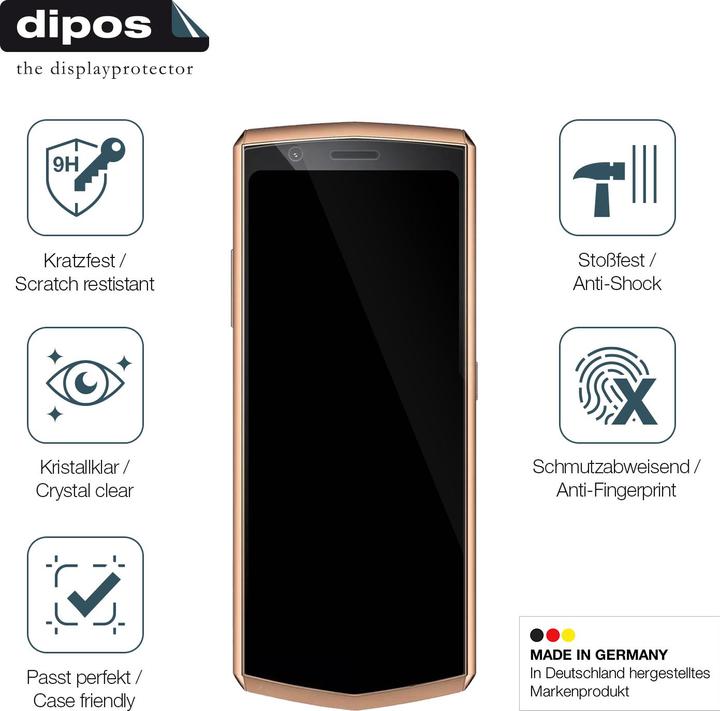 Actual product image Dipos Anti-Shock Screen Protector Clear (1 pcs., Cubot Pocket 3)