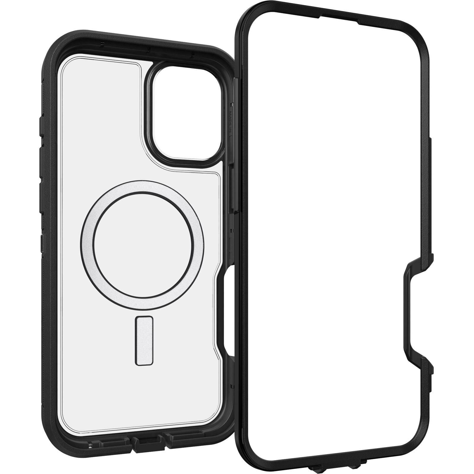 Thumbnail - OtterBox Defender XT mit MagSafe (Apple iPhone 16 Plus), Smartphone Hülle, Schwarz, Transparent